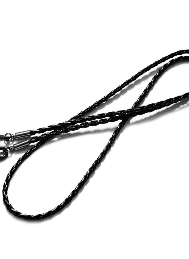 Generic Braided twist glasses rope sports simple snow chain glasses accessories anti-lost lanyard-black  - Image 1