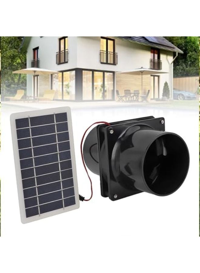 Solar Powered Exhaust Fan For Chicken Coop Greenhouse Shed Quiet Sustainable Cooling - Image 3