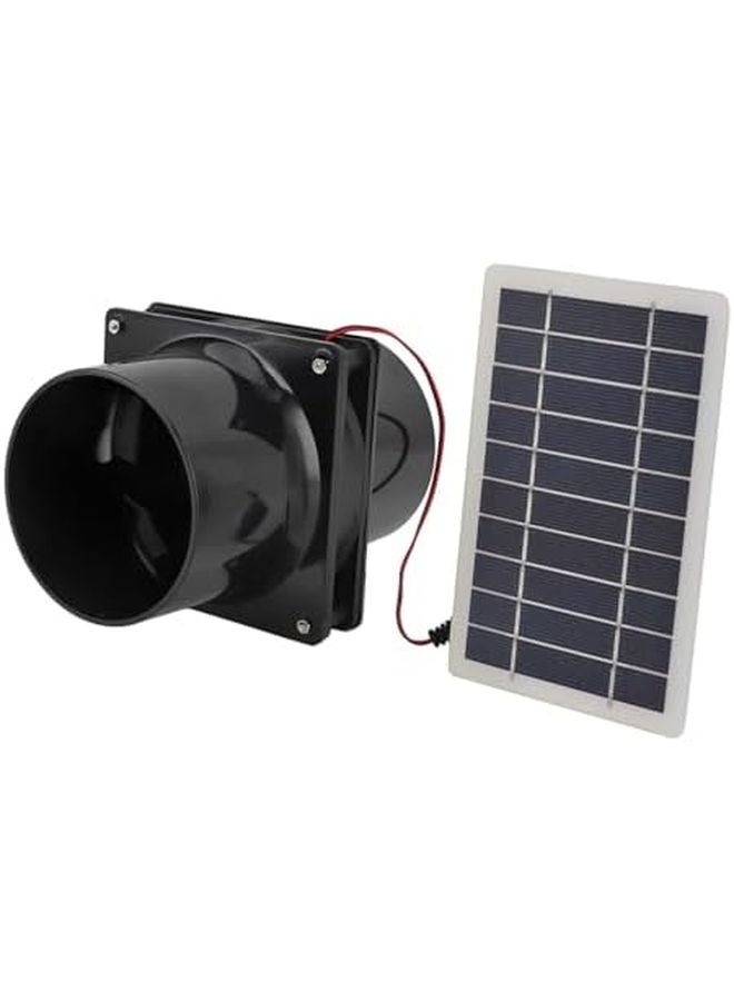 Solar Powered Exhaust Fan For Chicken Coop Greenhouse Shed Quiet Sustainable Cooling - Image 2