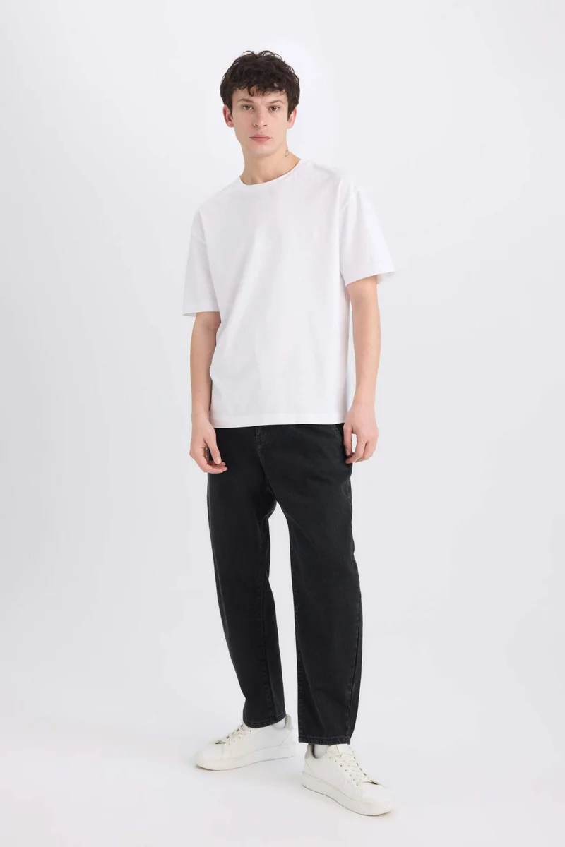 Defacto  Relaxed Slouchy Fit Skinny Leg Jeans for Men | Best Price UAE