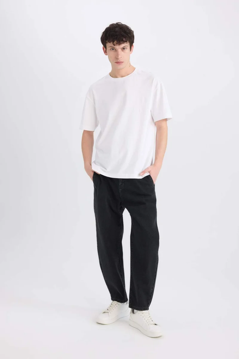 Defacto  Relaxed Slouchy Fit Skinny Leg Jeans for Men | Best Price UAE
