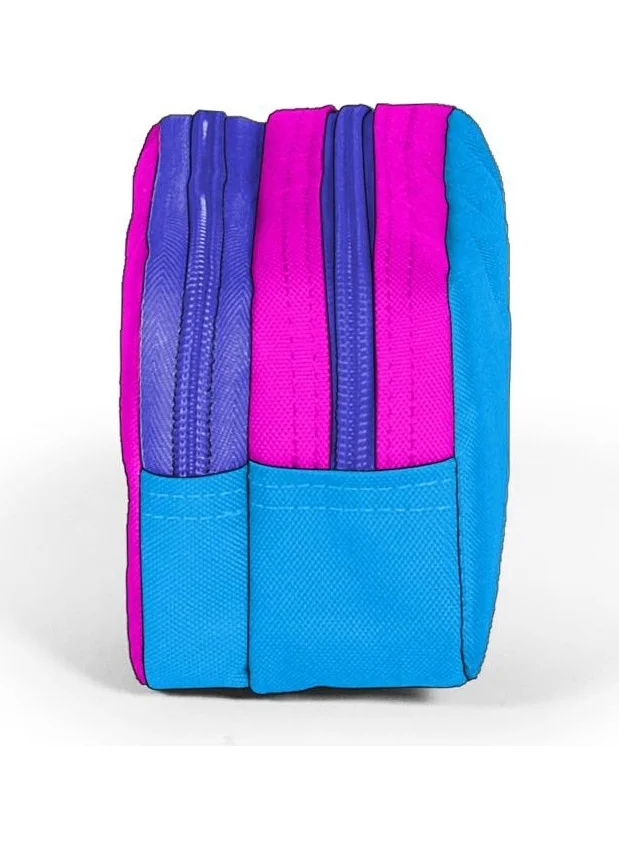 CORAL HIGH Sport Pink Blue Two Compartment Pencil Bag 22273