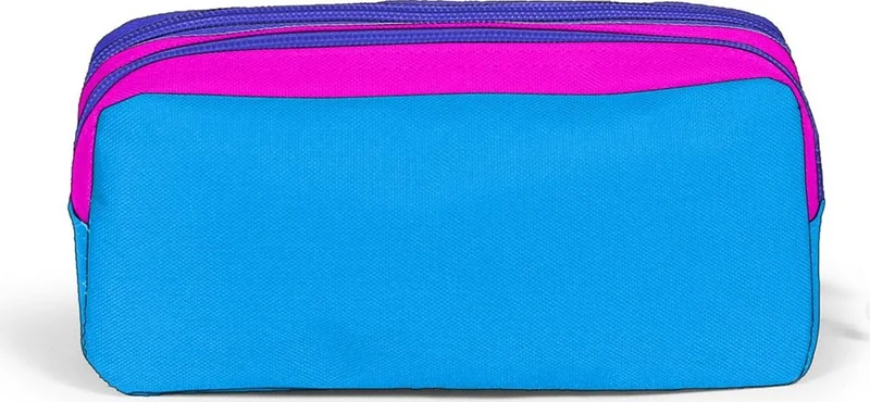 CORAL HIGH Sport Pink Blue Two Compartment Pencil Bag 22273