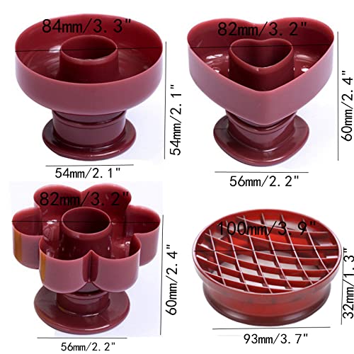DD-life 8 Pcs Donut Maker Cutter, Doughnut Molds,DIY Donut Mold,Donut Cutter,Biscuit Stamp Cake Mould,Fondant Cake Bread Dessert Bakery Mould,Home Kitchen DIY Baking Tool - Image 2