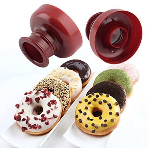 DD-life 8 Pcs Donut Maker Cutter, Doughnut Molds,DIY Donut Mold,Donut Cutter,Biscuit Stamp Cake Mould,Fondant Cake Bread Dessert Bakery Mould,Home Kitchen DIY Baking Tool - Image 4