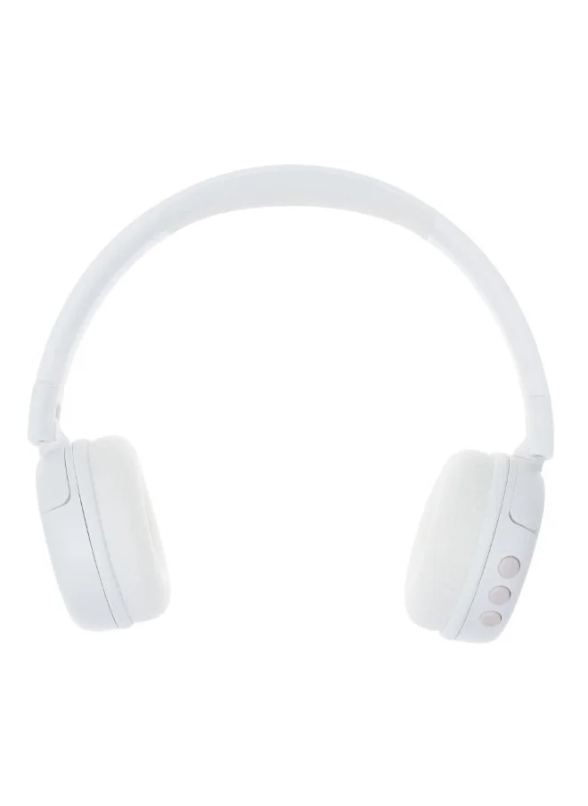 BuddyPhones POP Fun Bluetooth Wireless Headset - Snow White