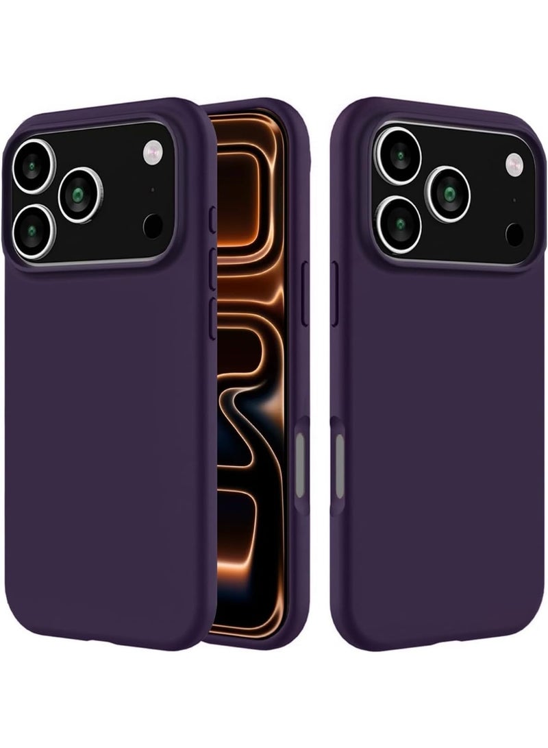 Case for iPhone 17 Pro Soft Liquid Silicone Gel Case Full Body Shockproof Protection Matte Finish Cover Soft Microfiber Lining Cushion Slim Back Case for iPhone 17 Pro - Image 1