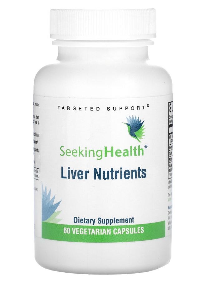 Seeking Health - Liver Nutrients 60 Vegetarian Capsules - Image 1