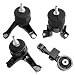 loongrie Engine Motor and Transmission Mount KitCompatible with Highlander 20092013 27L L4 Engine Replace OE A4270 123610A130 A4295 123620V010 A62090 123630V010 A4288 123720H090 Set of 4 - Image 2