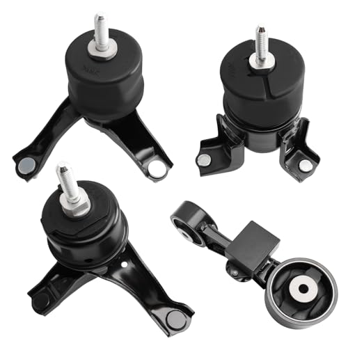 loongrie Engine Motor and Transmission Mount KitCompatible with Highlander 20092013 27L L4 Engine Replace OE A4270 123610A130 A4295 123620V010 A62090 123630V010 A4288 123720H090 Set of 4 - Image 1