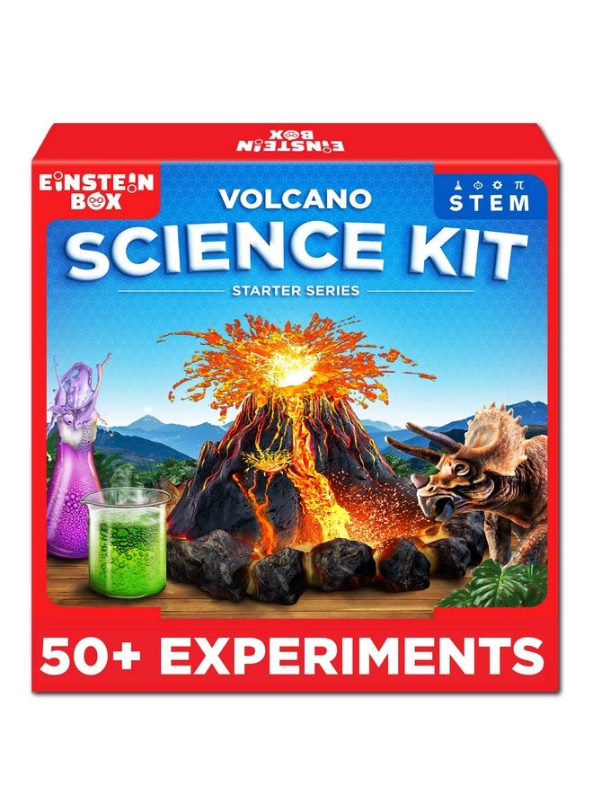 Einstein Box Einstein Box Volcano Science Starter Kit for 6 to 15 Year Olds| Toys for Boys & Girls Age 10 to 12 Years | Gift for Girls Age 8-10 Years | Amazing Science Experiments & Projects |Birthday Gift Idea|  - Image 1