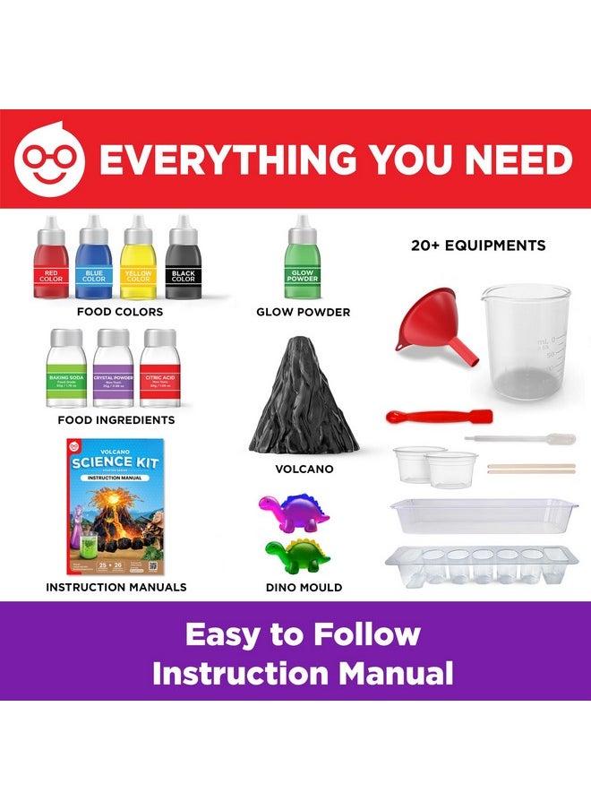 Einstein Box Einstein Box Volcano Science Starter Kit for 6 to 15 Year Olds| Toys for Boys & Girls Age 10 to 12 Years | Gift for Girls Age 8-10 Years | Amazing Science Experiments & Projects |Birthday Gift Idea|  - Image 5