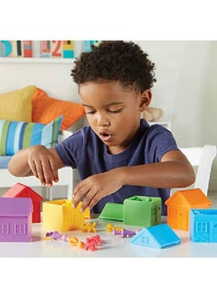 Learning Resources All About Me Sorting Neighborhood 42 Pieces, Ages 3+ Toddler Social Emotional Toys, Fine Motor & Sorting Skills, Montessori Toys, Preschool Learning Toys  - Image 4