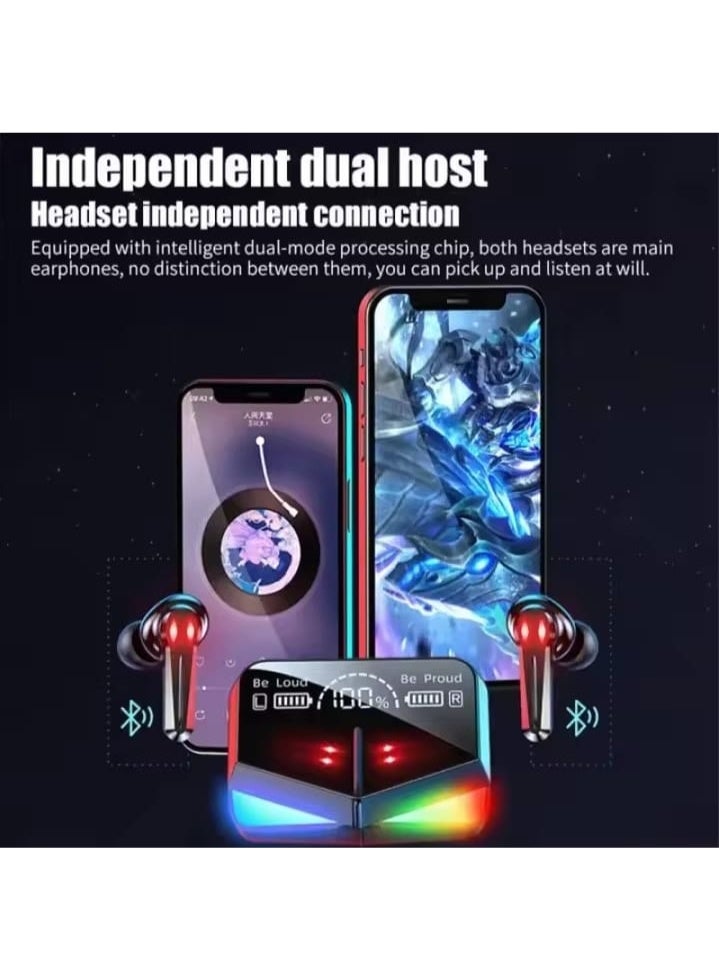 سماعة ايربودز بلوتوث تعمل باللمس بشاشه عرض و شحن - Image 2