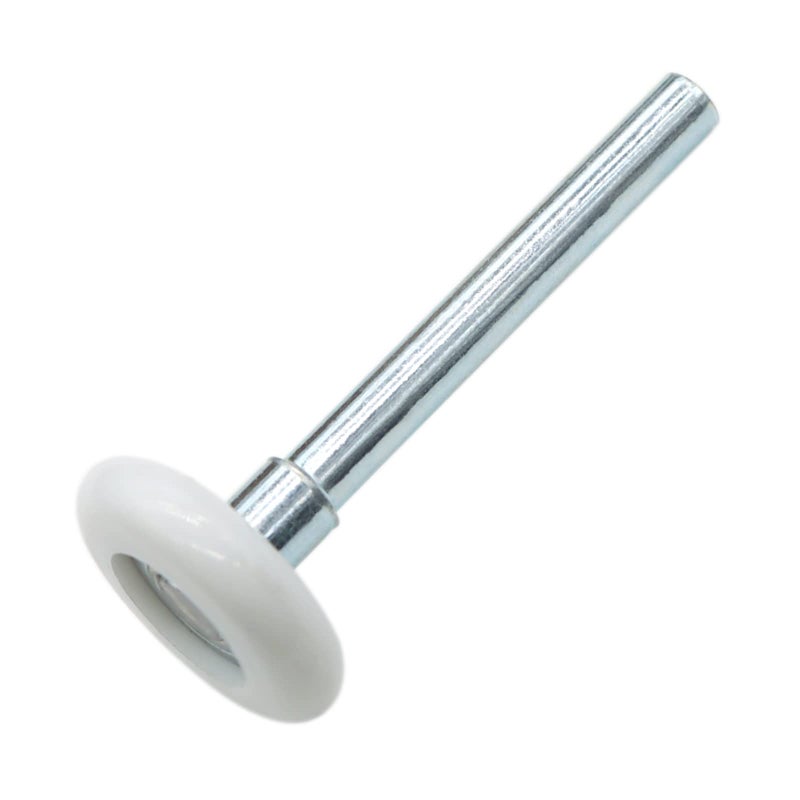 Xadnitu Garage Door Roller White 1.8"" Quiet Nylon Garage Door Wheels 4"" Stem For Garage Track Replacement With Premium Sealed 11 Ball Bearing 10 Packs - Image 2