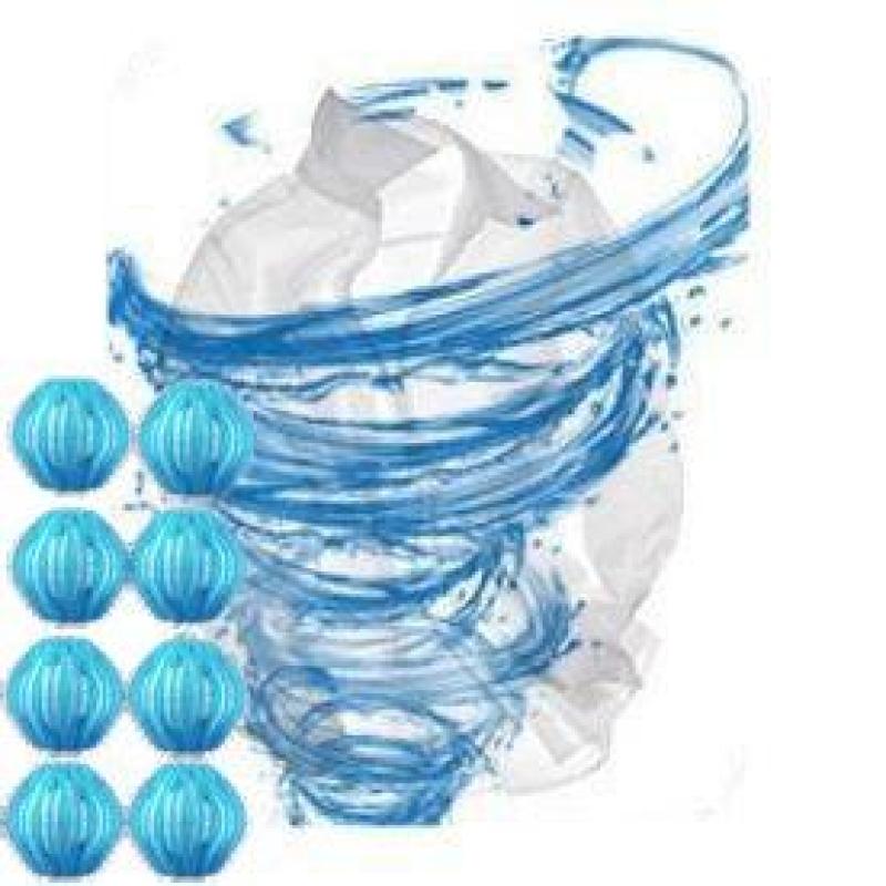 Anti-Tangle Laundry Balls Blue Dense Nylon Hooks - Powerful Lint & Pet Hair Removal Laundry Lint Remover for Drum Washing Machine, Home Laundry Use - Image 2