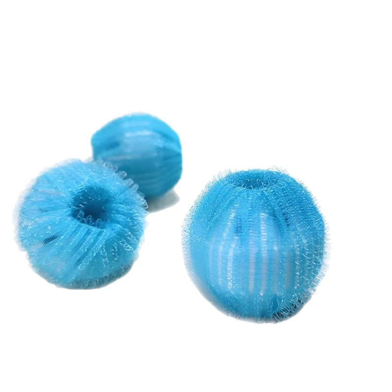 Anti-Tangle Laundry Balls Blue Dense Nylon Hooks - Powerful Lint & Pet Hair Removal Laundry Lint Remover for Drum Washing Machine, Home Laundry Use - Image 5