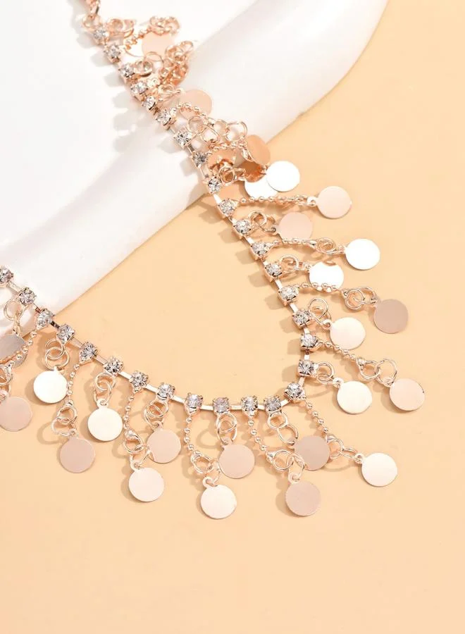 Take Two  Tassel Round Pendants Anklet for Women | Best Price UAE