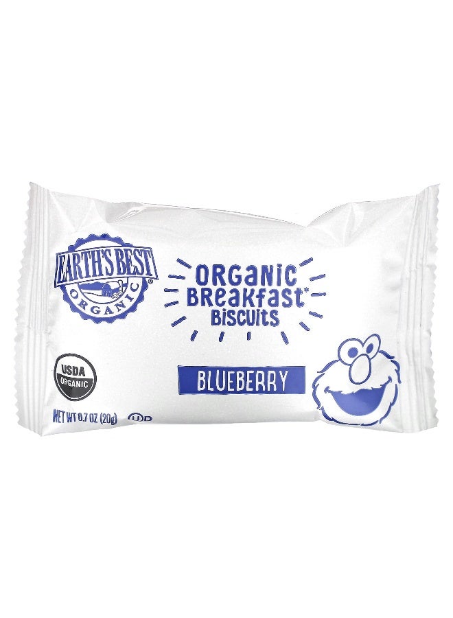 EARTHS BEST Earth's Best, Organic Breakfast Biscuits, 2 Years and Up, Blueberry, 5 Packs, 0.7 oz (20 g) Each  - Image 3