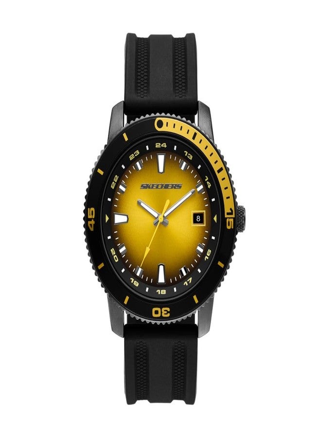 Skechers Men's Lachman, Black/Yellow, Lachman - Image 1