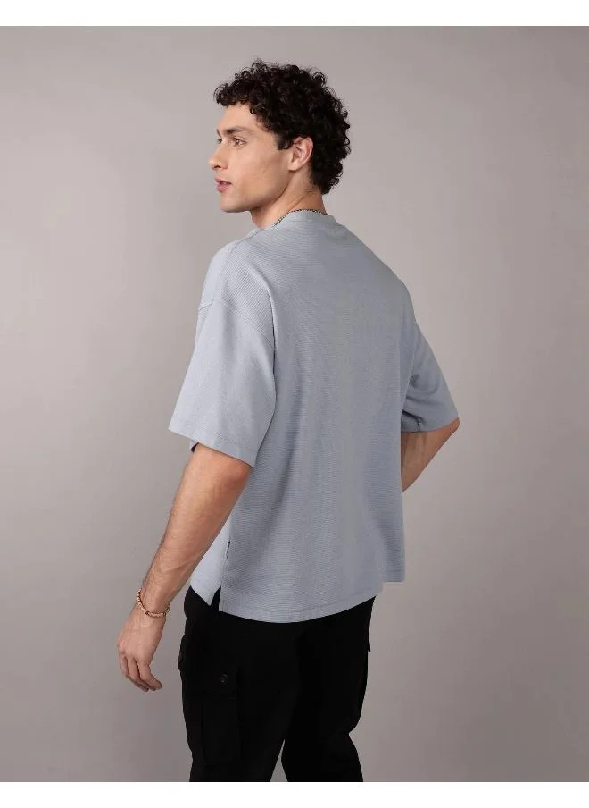 American Eagle AE Oversized Textured T-Shirt