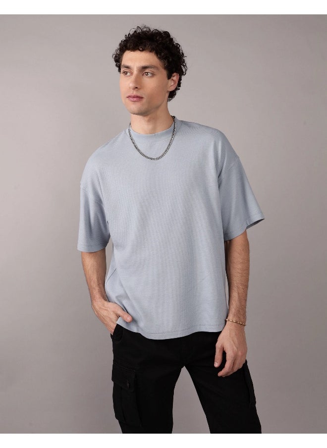 American Eagle AE Oversized Textured T-Shirt  - Image 3