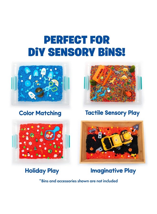 إديوكيشنال إنسايتس مجموعة ألعاب بلايف فوم التعليمية من 4 قطع: غير سامة، لا تجف أبدًا، مناسبة للعب الحسي، للأعمار من 3 سنوات فما فوق، أحمر، أزرق، برتقالي، أسود، 1942B - Image 3