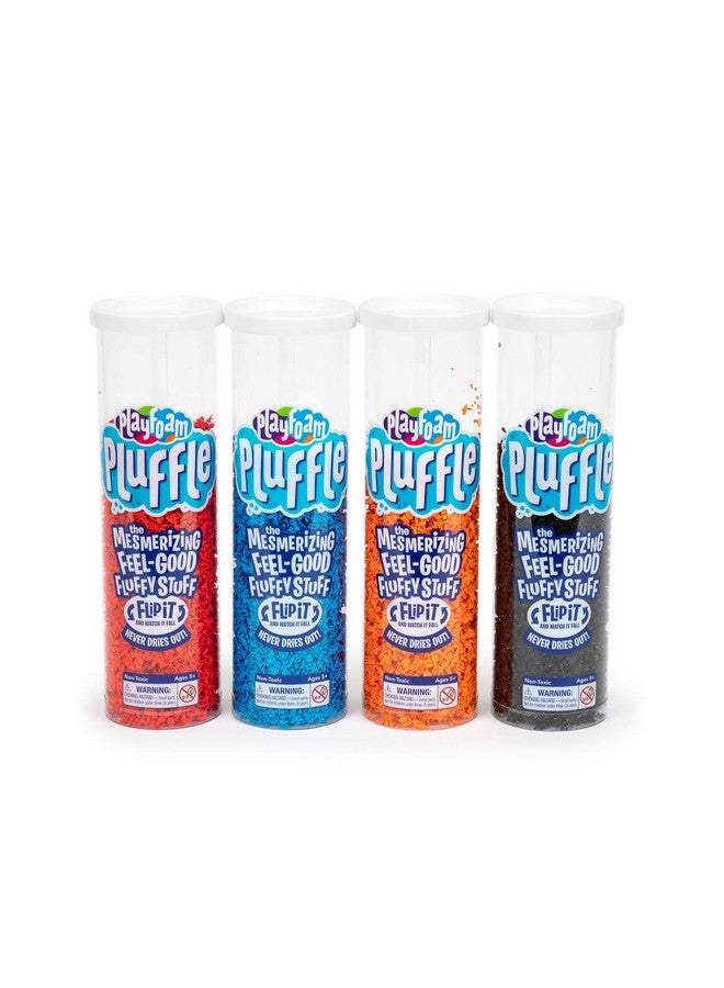 إديوكيشنال إنسايتس مجموعة ألعاب بلايف فوم التعليمية من 4 قطع: غير سامة، لا تجف أبدًا، مناسبة للعب الحسي، للأعمار من 3 سنوات فما فوق، أحمر، أزرق، برتقالي، أسود، 1942B - Image 1