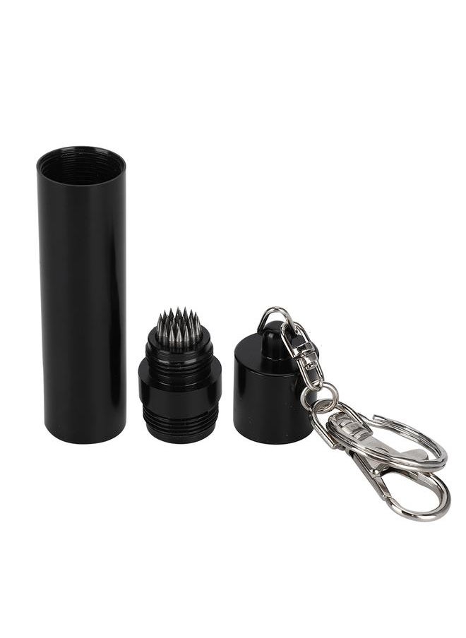 Thoraya Portable Snooker Pool Cue Stick Pick Tip Shaper with Chain Metal Repair Tool AccessoriesBlack  - Image 2