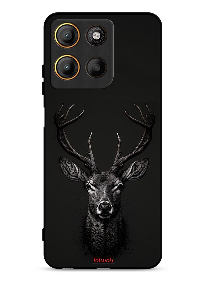 Tolwak Motorola Moto G15 Protective Case Cover Deer Digital Art