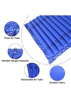 XiuWoo Pressure Mattress Topper with Ultra Quiet Alternating Pump, Mattress with Hole for Urine, Alternating Air Pressure Mattress, Alternating Air Pressure Mattress for Bed Sores Pad, blue  - Image 3