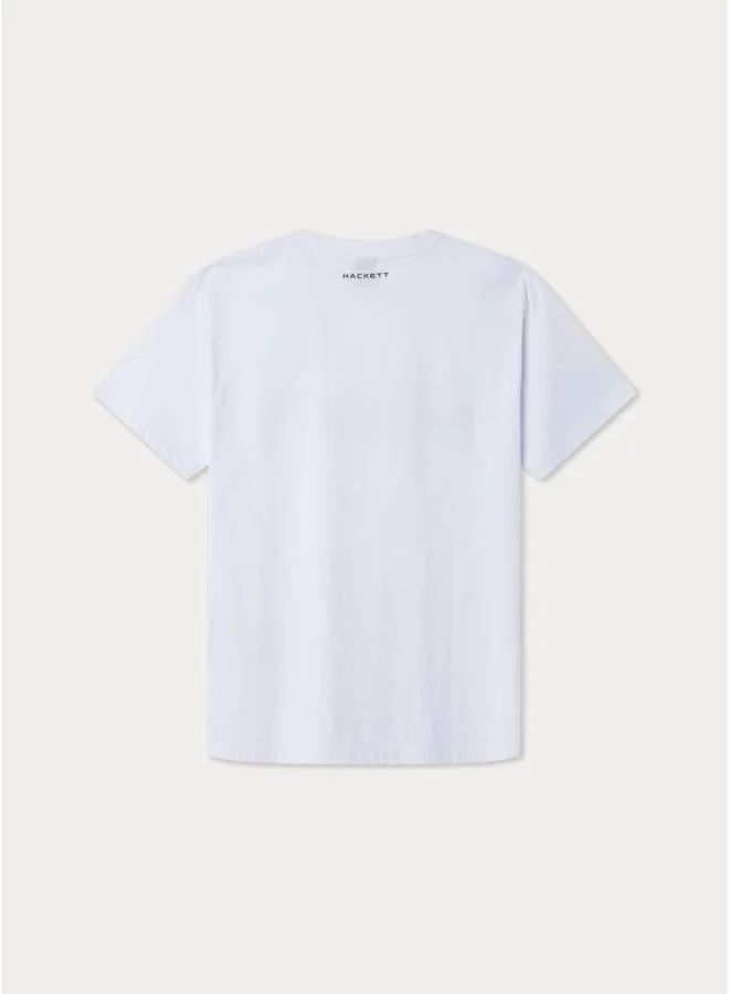 Hackett  Monotype Printed Crew Neck T-Shirt for Men | Best Price UAE