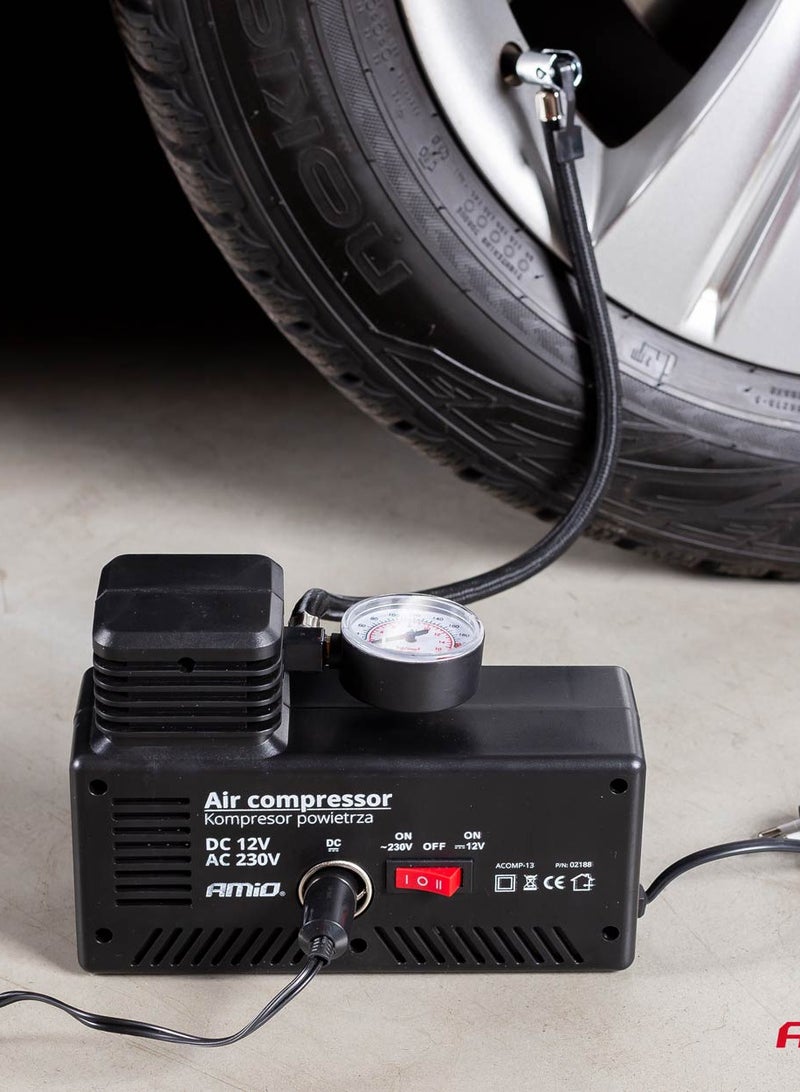 AMIO Car Air compressor 12V/230V - Image 1