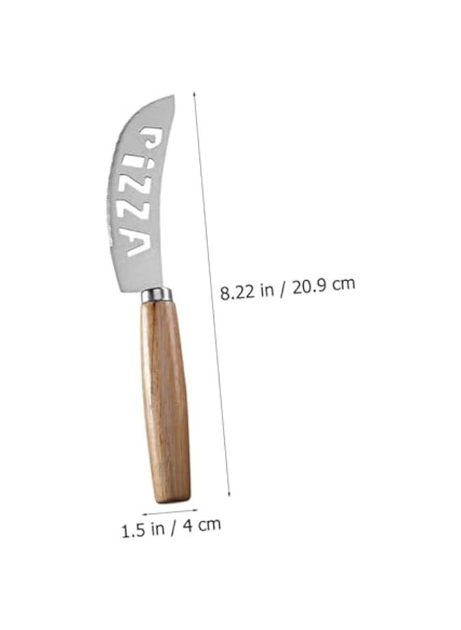 erorex Pizza Cutter, Baking Tool Kitchen Cutter Practical Cutter, Bread Cutter Stainless Steel Slicer Gadget, Pizza Roller Wheel Bread Slicer Kitchen Accessory(Pack of 2) - Image 2