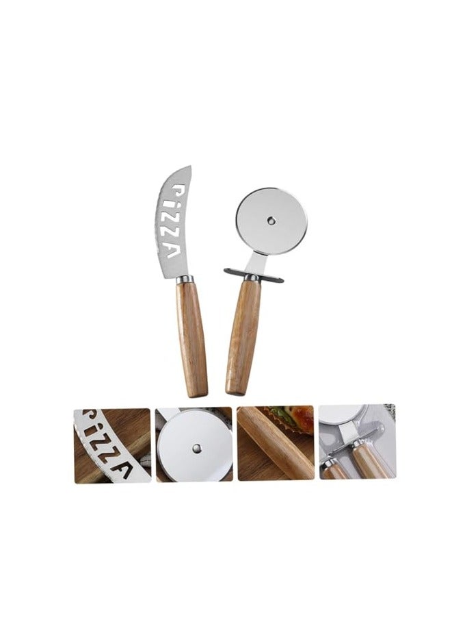 erorex Pizza Cutter, Baking Tool Kitchen Cutter Practical Cutter, Bread Cutter Stainless Steel Slicer Gadget, Pizza Roller Wheel Bread Slicer Kitchen Accessory(Pack of 2) - Image 4