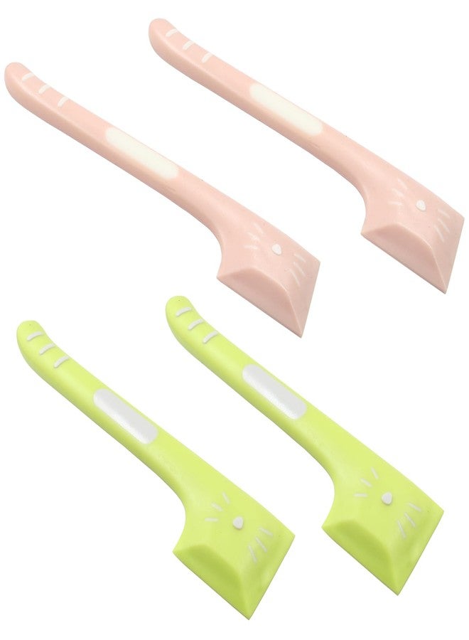 Hitefu 4 PCS Pet Food Spoon Set - Practical Cat Wet Food Spoon with Spatula, Ideal for Dog Food Can Supplies and Canned Food Scoop for Dog Cat Feeding Can - Image 2