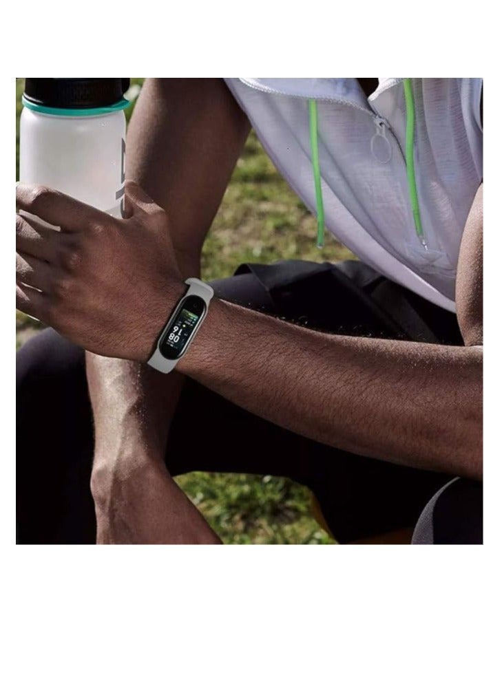 حزام من السيليكون لساعة Xiaomi Mi Band 7/6/5 حزام قابل للتنفس بديل لساعة ذكية - Image 3