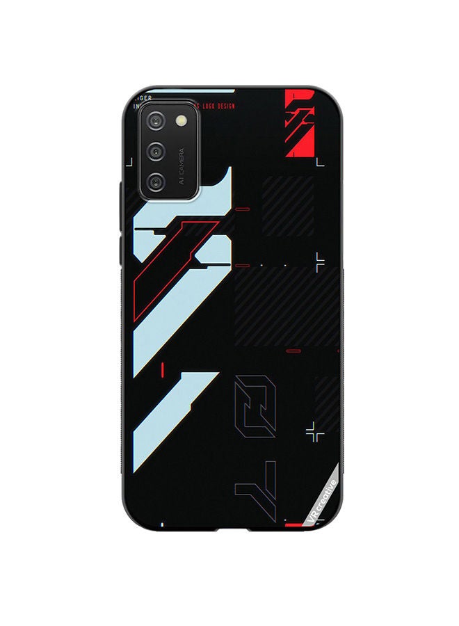 VR CREATIVE Protective Case Cover For Samsung Galaxy A02s Hoang Logo Design Design Multicolour - Image 1