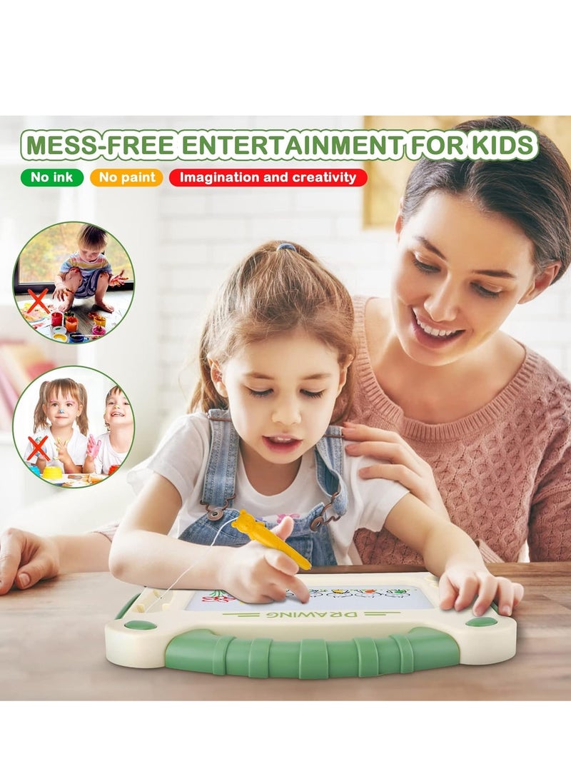 ميكسد كبيرة الحجم المغناطيسي رسم المجلس لعبة أطفال محو الكتابة على الجدران المجلس الإبداعية لعبة أطفال ما قبل المدرسة تعلم لعبة الفتيان والفتيات هدية عيد ميلاد - Image 4