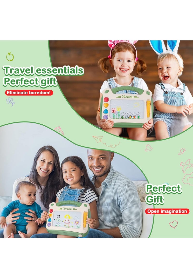 ميكسد كبيرة الحجم المغناطيسي رسم المجلس لعبة أطفال محو الكتابة على الجدران المجلس الإبداعية لعبة أطفال ما قبل المدرسة تعلم لعبة الفتيان والفتيات هدية عيد ميلاد - Image 3