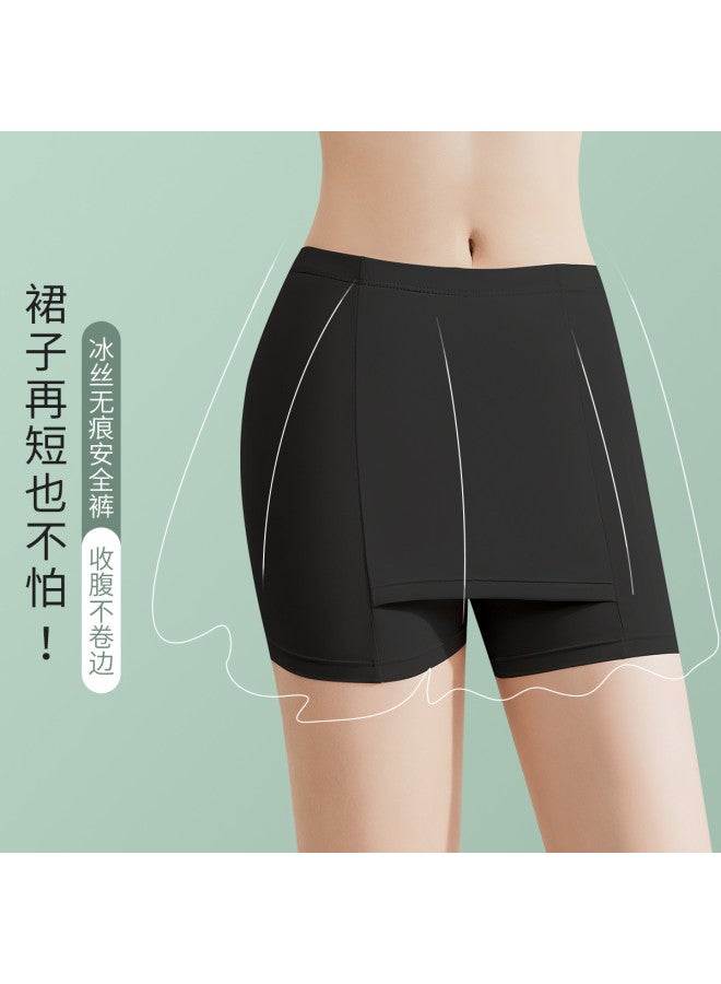 LANG SHA High-Waist Anti-Peep Seamless Safety Shorts For Women, Non-Rolling Underwear - Image 2