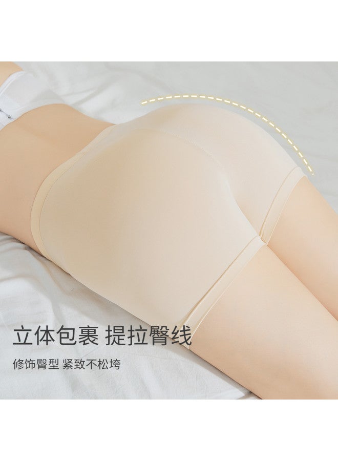 LANG SHA High-Waist Anti-Peep Seamless Safety Shorts For Women, Non-Rolling Underwear - Image 4