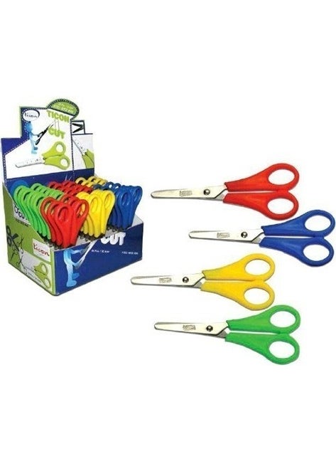 Ticon 005 School Scissors 5'' - 3 Pieces 