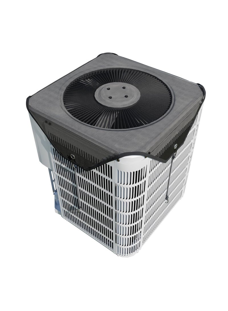 Air Conditioner Cover, Universal Central AC Cover for Outside Unit, Mesh Air Conditioner Covers for Outside Defender, Outdoor Leaf Guard Top AC Cover Defender, All Season Protection (36 x 36)  - Image 1