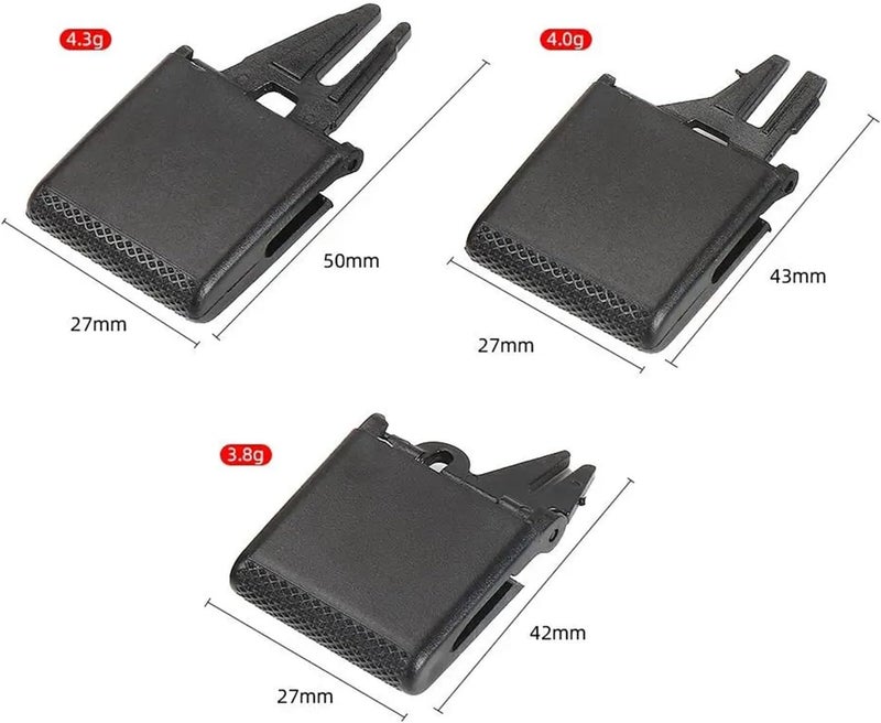 DEMULAX A/C Air Vent Outlet Tab Clip Repair Kit for Porsche - Image 2