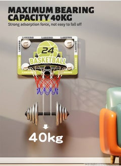 GROIC Mini Basketball Hoop Set for Kids, Basketball Hoop for Door Complete Basketball Game Accessories with 1 Balls, Basketball Peripheral Toys, Basketball Hoops for Indoor Outdoor  - Image 4