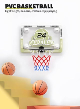 Mini Basketball Hoop Set for Kids, Basketball Hoop for Door Complete Basketball Game Accessories with 1 Balls, Basketball Peripheral Toys, Basketball Hoops for Indoor Outdoor - view 5