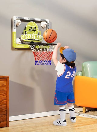 Mini Basketball Hoop Set for Kids, Basketball Hoop for Door Complete Basketball Game Accessories with 1 Balls, Basketball Peripheral Toys, Basketball Hoops for Indoor Outdoor - view 2
