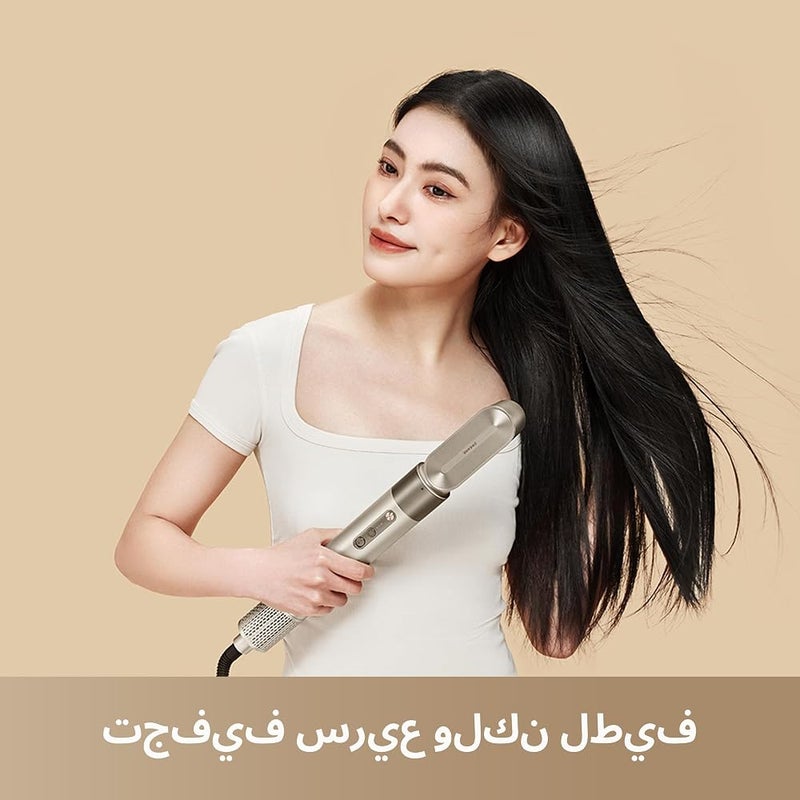 دريم Dreame AirStyle، نظام تجفيف وتصفيف الشعر 5 في 1 لتشكيل الكيرلز، تنعيم الشعر، وزيادة حجمه - Image 5