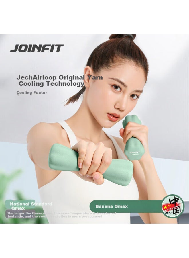 JOINFIT مجموعة دمبل Joinfit للياقة البدنية المنزلية للنساء، زوج أزرق-أخضر 1.5 كجم، F.S.005Dc-J - Image 1
